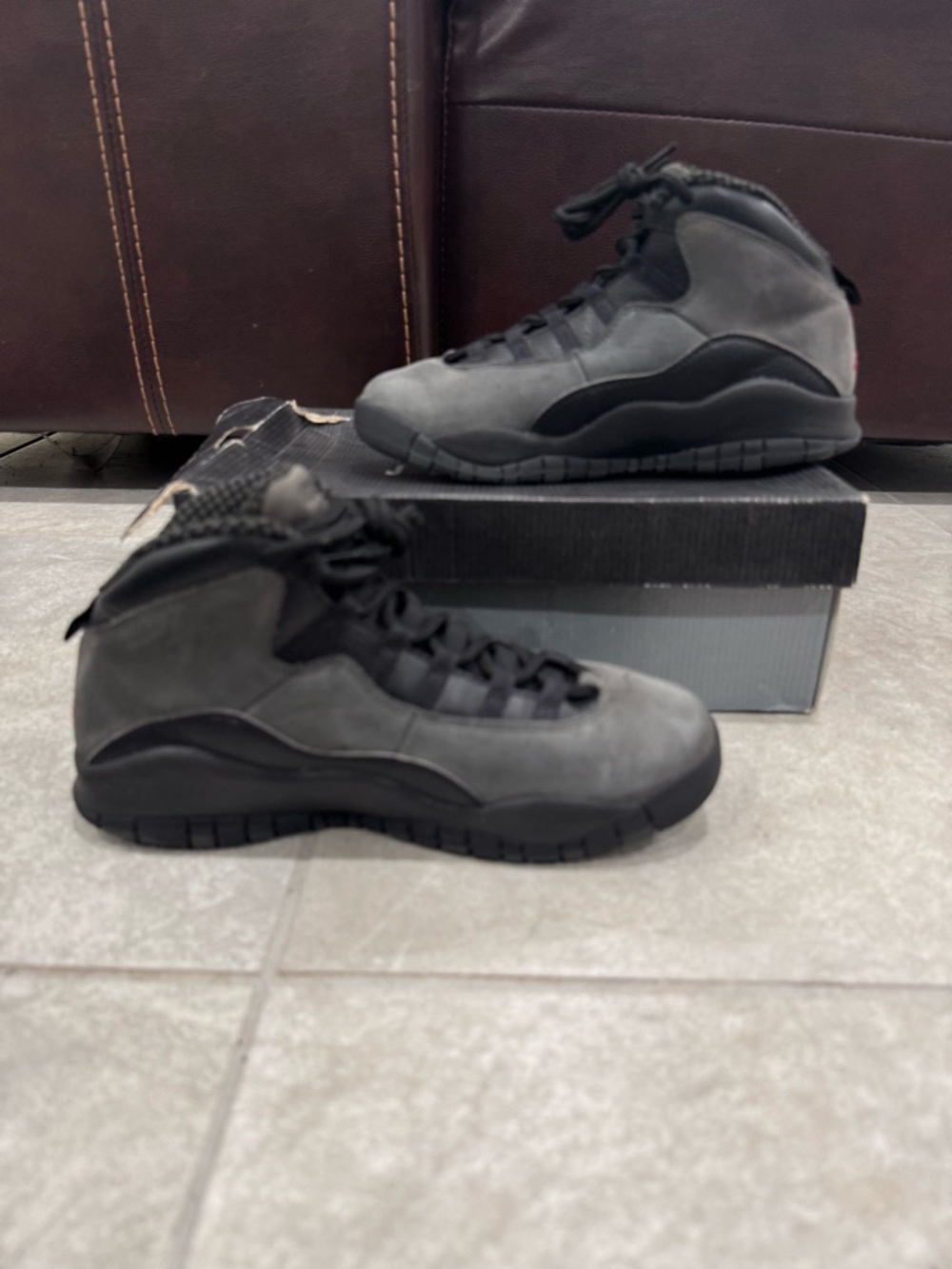Size 6.5/8 Women's - Air Jordan 10 Retro 2018 Shadow - Picture 2 of 7